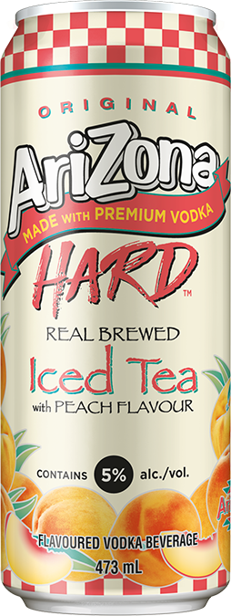 Peach Iced Tea can