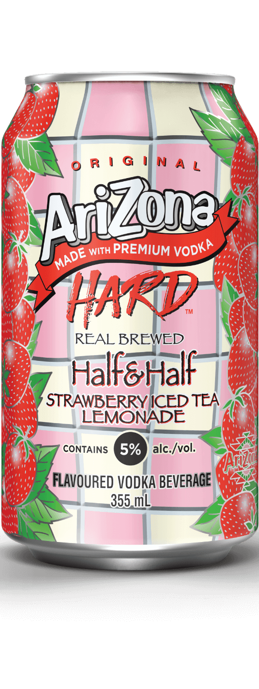 Half & Half Strawberry Iced Tea Lemonade