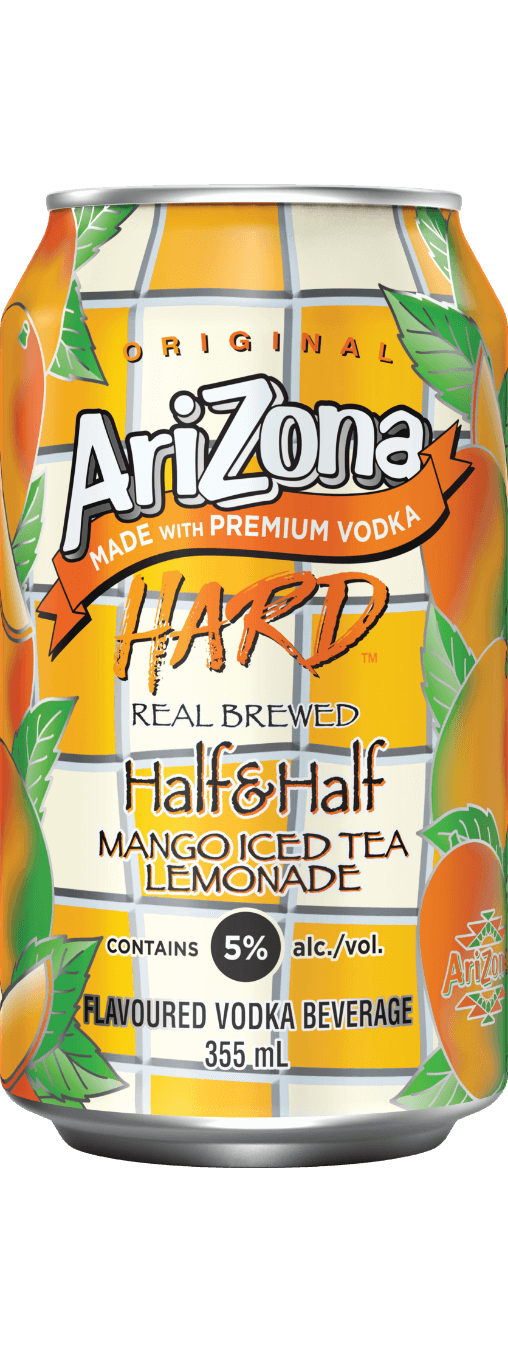 Half & Half Mango Iced Tea Lemonade can