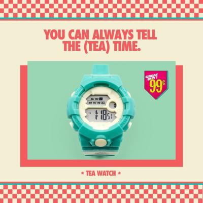 Yes, it has an alarm, a stopwatch, and it lights up in the dark. 🤯 Get a limited Arizona Hard Tea Watch for just 99c. 

Quantity limited. Sign up to add an invite reminder to your calendar.